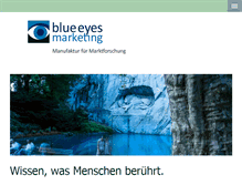 Tablet Screenshot of blueeyesmarketing.ch